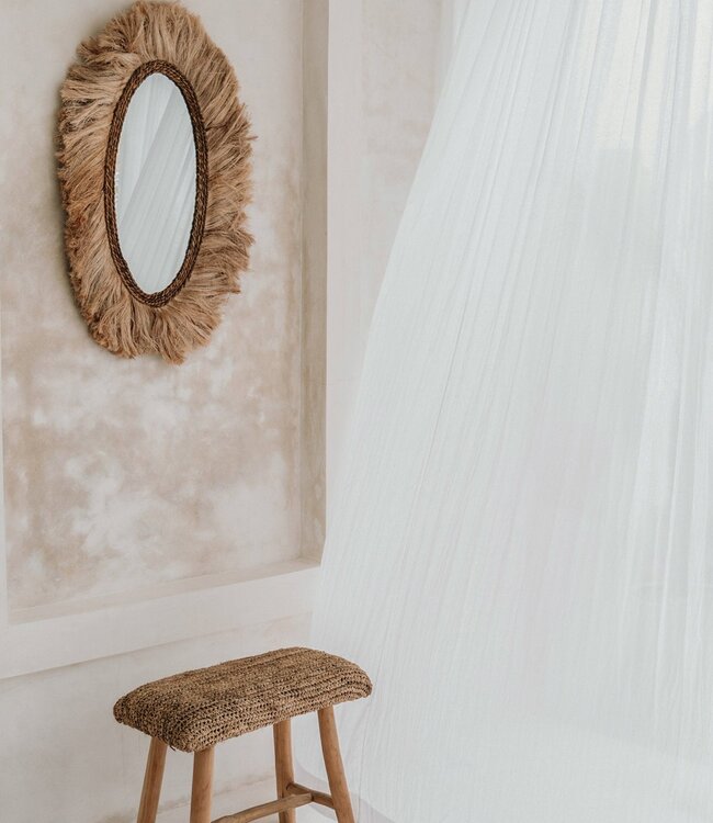 Bazar Bizar De Raffia Bank - Natuurlijk