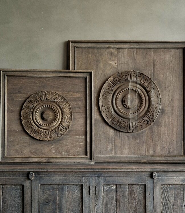 Luksa Home Collection Wandpaneel Tyler 75x75 Cm Hout + Embleem