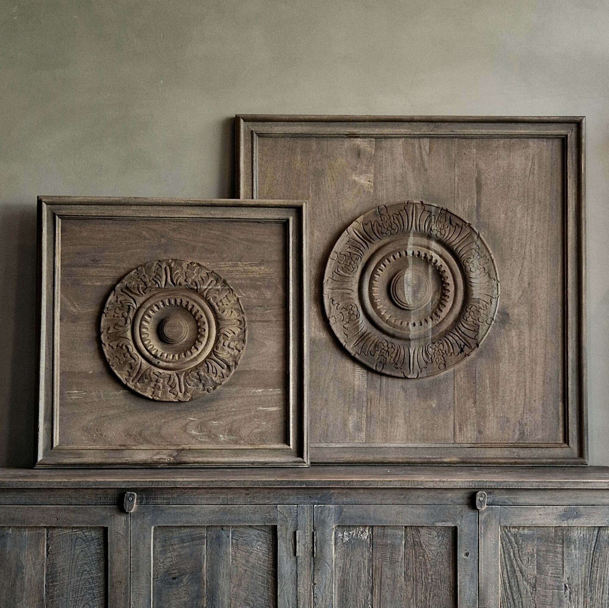 Luksa Home Collection Wandpaneel Tyler 75x75 Cm Hout + Embleem
