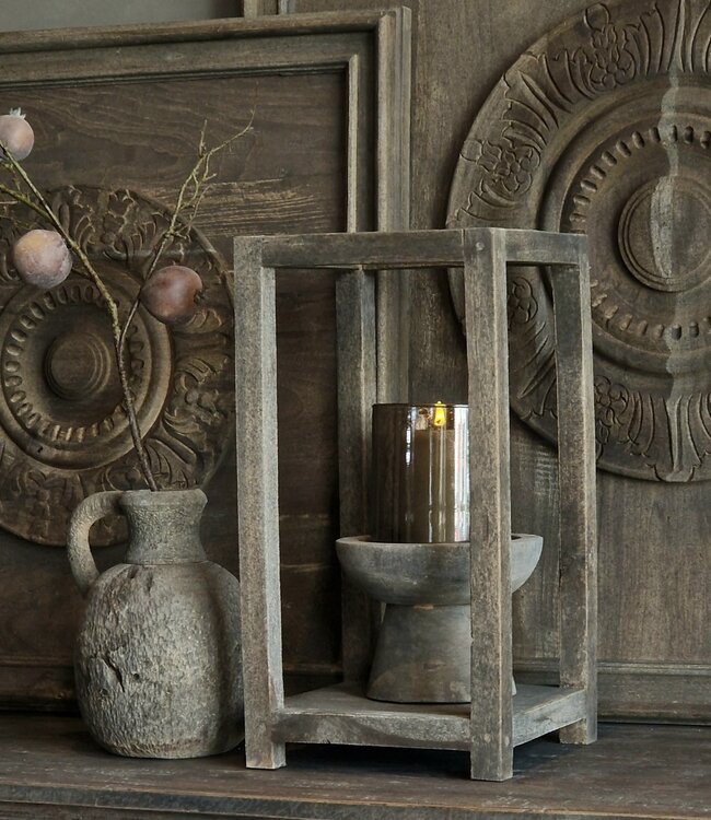 Luksa Home Collection Wandpaneel Tyler 75x75 Cm Hout + Embleem