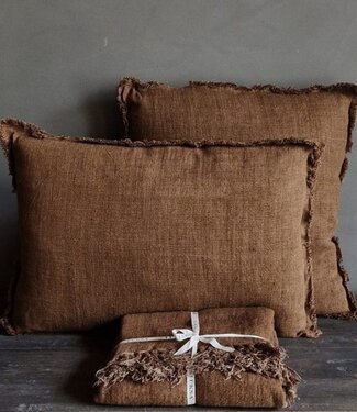 Luksa Home Collection Sierkussen Azra | Roest | 50 x 50 cm