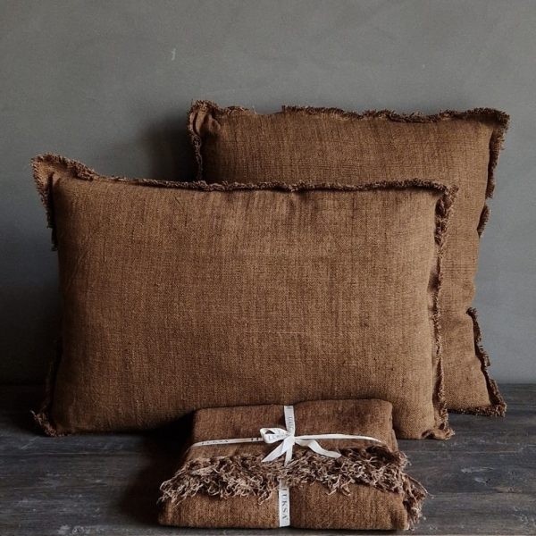Luksa Home Collection Sierkussen Azra | Roest | 50 x 50 cm