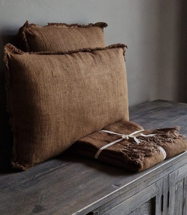 Luksa Home Collection Sierkussen Azra | Roest | 50 x 50 cm