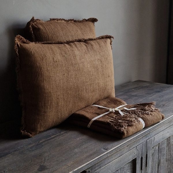 Luksa Home Collection Sierkussen Azra | Roest | 50 x 50 cm