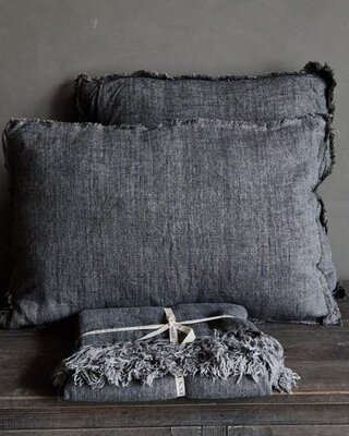 Luksa Home Collection Sierkussen Azra | Bruingrijs | 50 x 50 cm