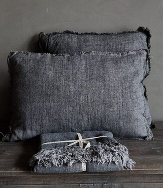 Luksa Home Collection Sierkussen Azra | Bruingrijs | 50 x 50 cm