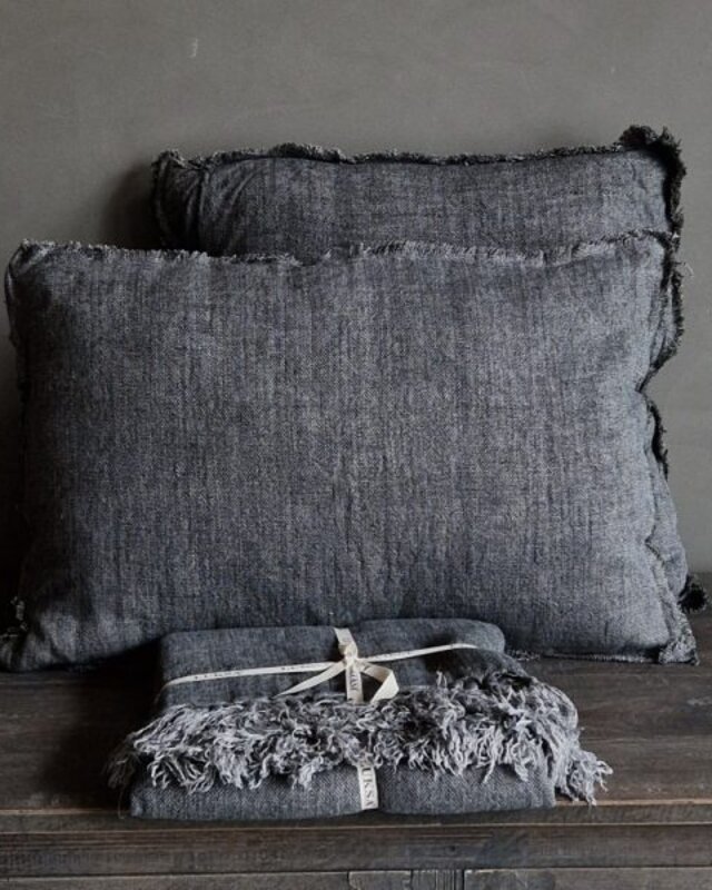 Luksa Home Collection Sierkussen Azra | Bruingrijs | 50 x 50 cm