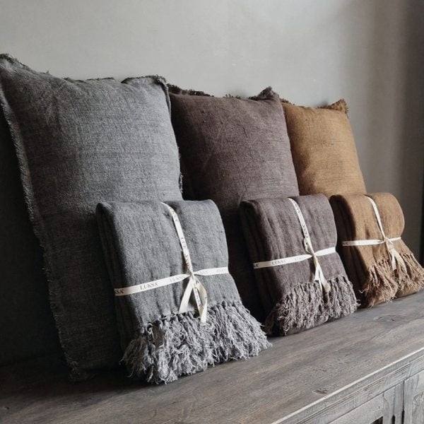 Luksa Home Collection Sierkussen Azra | Chocolade | 50 x 50 cm