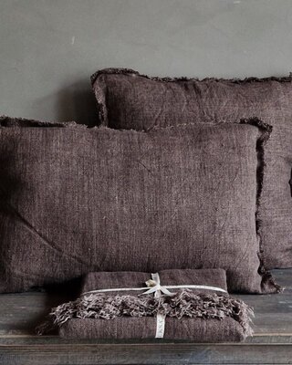 Luksa Home Collection Sierkussen Azra | Chocolade | 50 x 50 cm