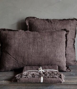 Luksa Home Collection Sierkussen Azra | Chocolade | 50 x 50 cm