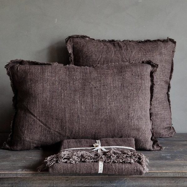 Luksa Home Collection Sierkussen Azra | Chocolade | 50 x 50 cm