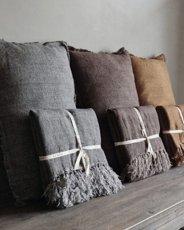 Luksa Home Collection Sierkussen Azra | Chocolade | 60 x 40 cm