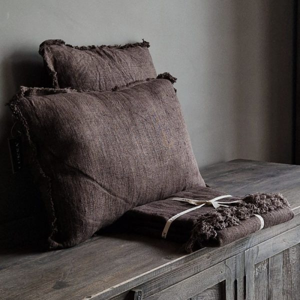 Luksa Home Collection Sierkussen Azra | Chocolade | 60 x 40 cm
