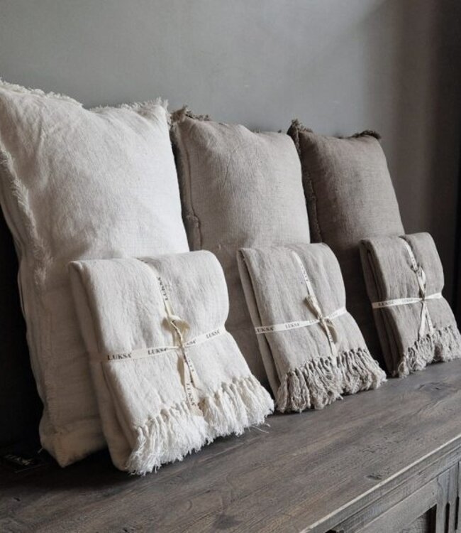 Luksa Home Collection Sierkussen Azra | Beige | 50 x 50 cm