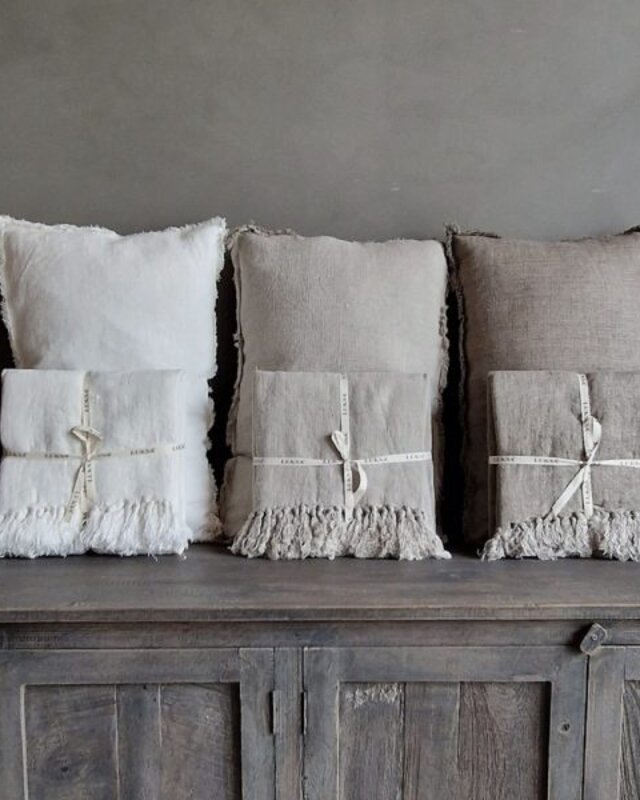 Luksa Home Collection Sierkussen Azra | Taupe | 50 x 50 cm