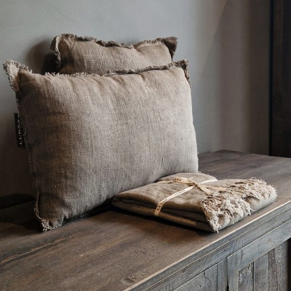 Luksa Home Collection Sierkussen Azra | Taupe | 50 x 50 cm