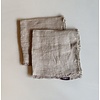 Linnen Servet Azra | 2 Stuks | Taupe | 45 x 45 cm