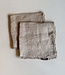 Luksa Home Collection Linnen Servet Azra | 2 Stuks | Taupe | 45 x 45 cm