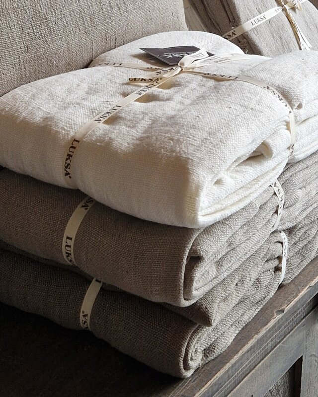 Luksa Home Collection Plaid/Tafelkleed Azra | Beige | 2 Maten