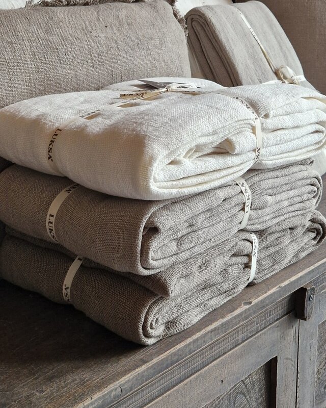Luksa Home Collection Plaid/Tafelkleed Azra | Beige | 2 Maten