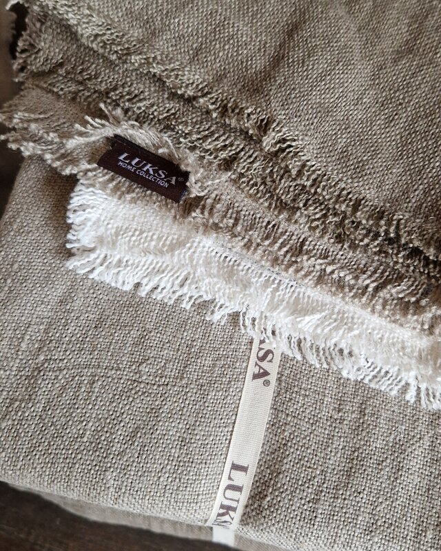 Luksa Home Collection Plaid/Tafelkleed Azra | Beige | 2 Maten