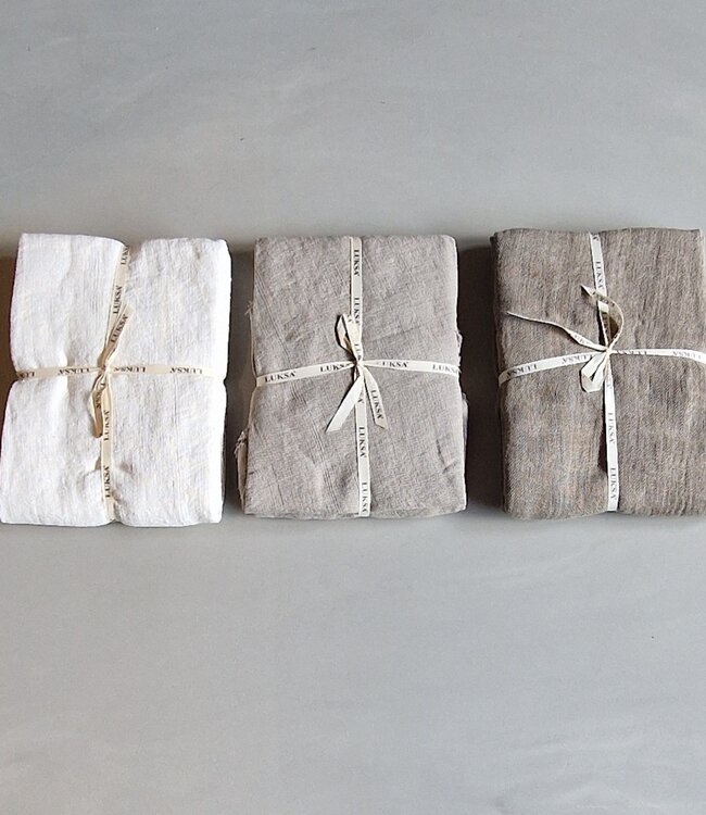 Luksa Home Collection Plaid/Tafelkleed Azra | Off-White | 2 Maten