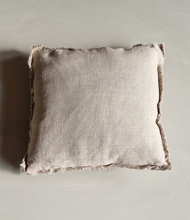 Luksa Home Collection Sierkussen Azra | Taupe | 50 x 50 cm