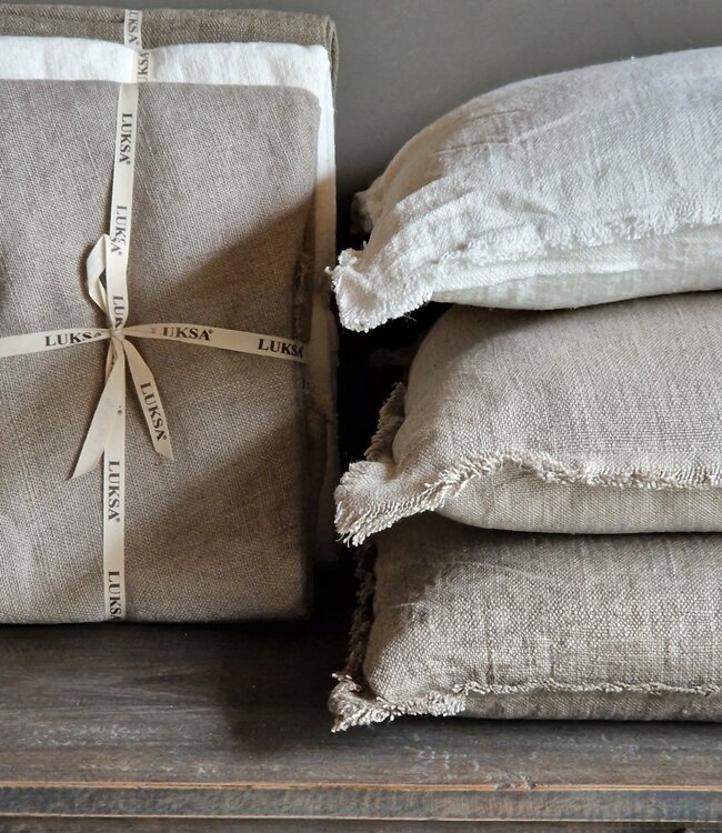 Luksa Home Collection Sierkussen Azra | Taupe | 60 x 40 cm