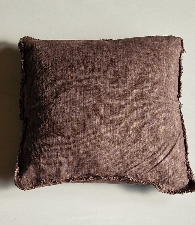 Luksa Home Collection Sierkussen Azra | Chocolade | 50 x 50 cm