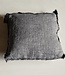 Luksa Home Collection Sierkussen Azra | Bruingrijs | 50 x 50 cm