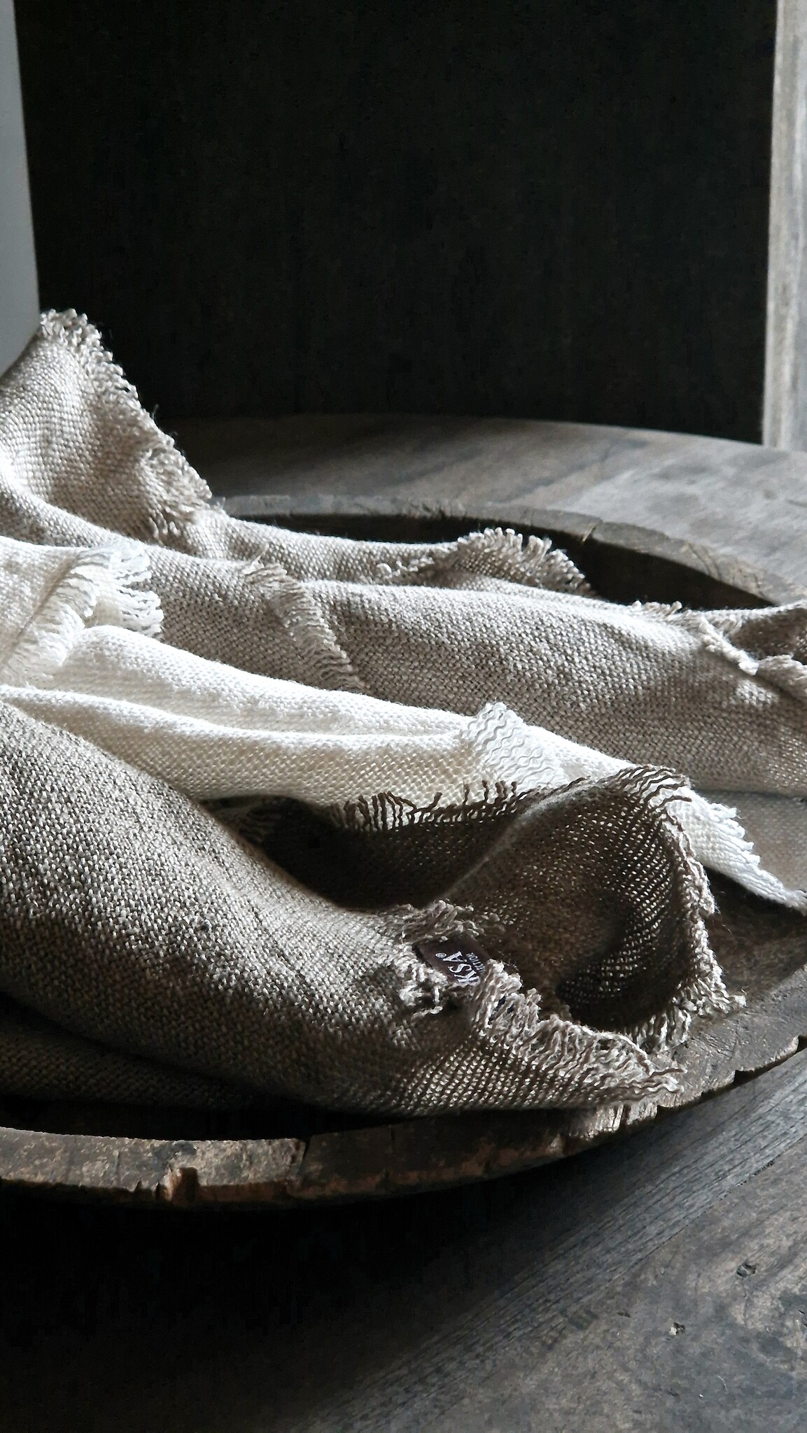 Luksa Home Collection Linnen Servet Azra | 2 Stuks | Taupe | 45 x 45 cm