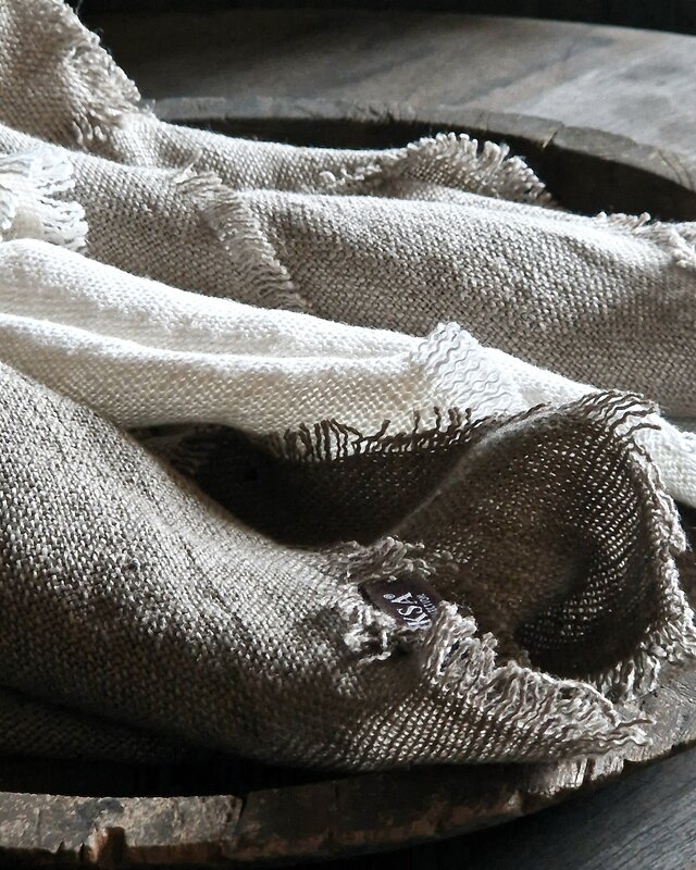Luksa Home Collection Linnen Servet Azra | 2 Stuks | Taupe | 45 x 45 cm
