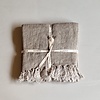 Linnen Plaid Sana | Taupe | 130 x 170 cm