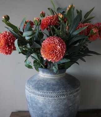 Brynxz Dahlia Kunstbloem | Oranje | L74 cm