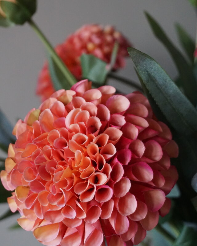 Brynxz Dahlia Kunstbloem | Oranje | L74 cm