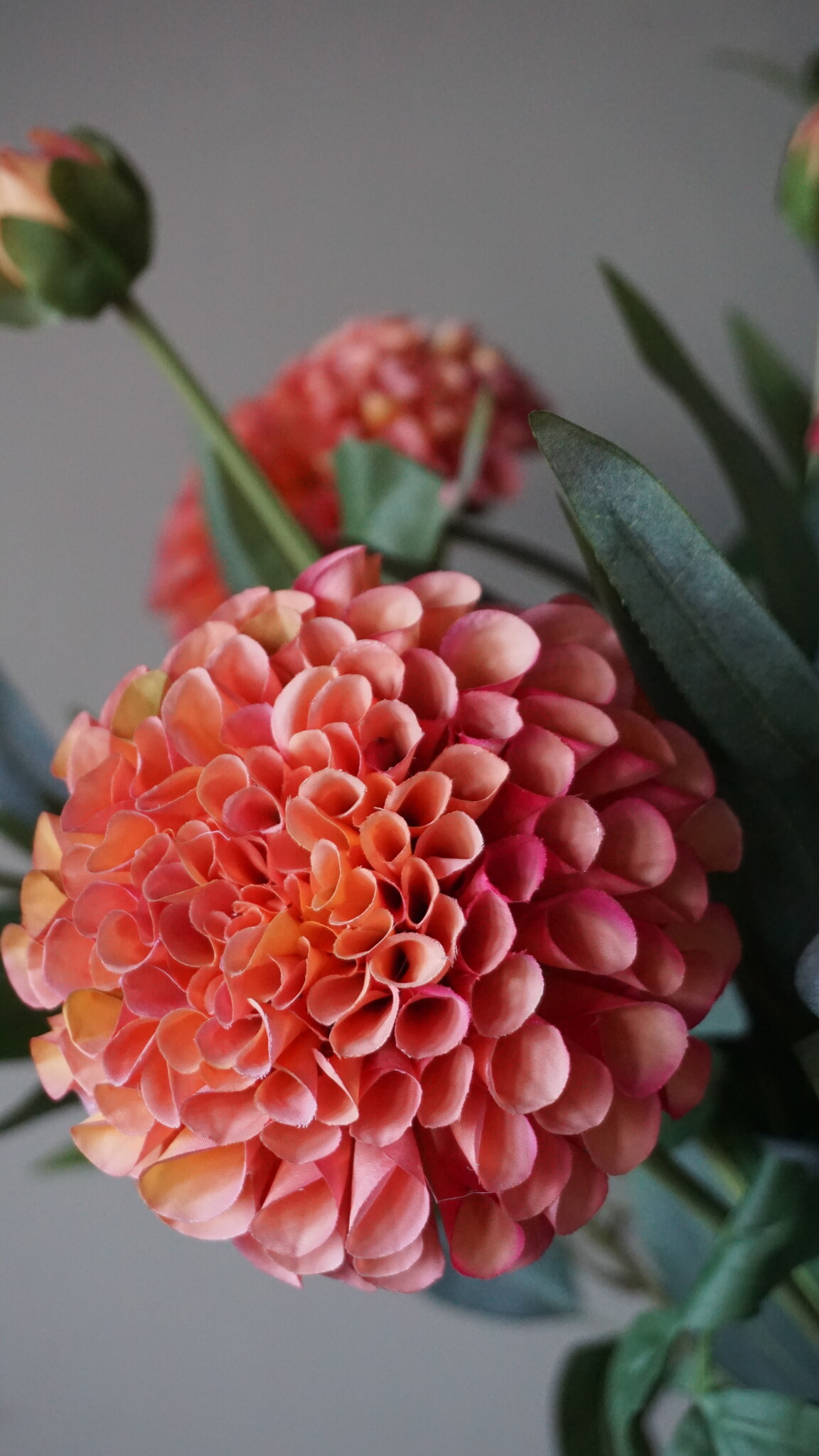 Brynxz Dahlia Kunstbloem | Oranje | L74 cm