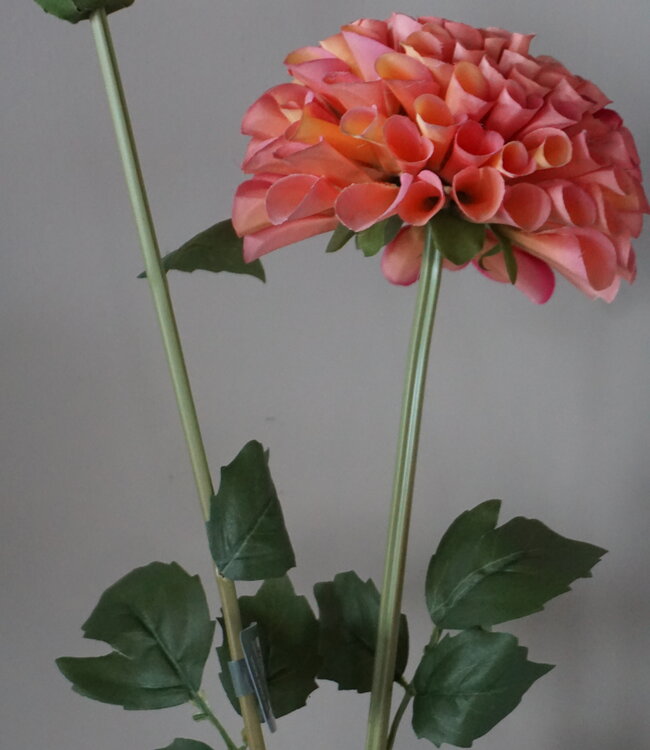 Brynxz Dahlia Kunstbloem | Oranje | L74 cm