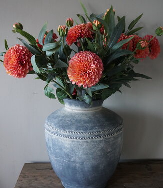 Brynxz Mangoblad Kunstplant | Grijs/Groen | L88 cm