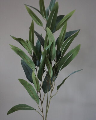 Brynxz Mangoblad Kunstplant | Grijs/Groen | L88 cm