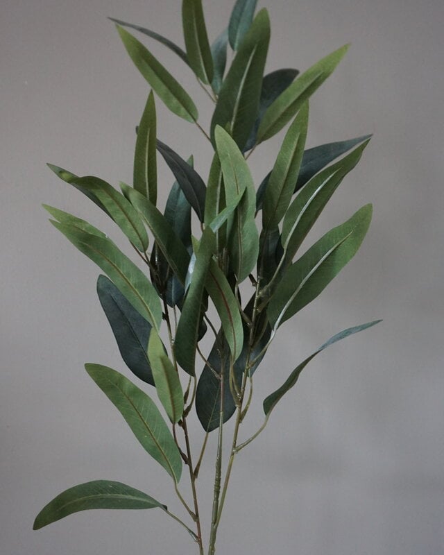 Brynxz Mangoblad Kunstplant | Grijs/Groen | L88 cm