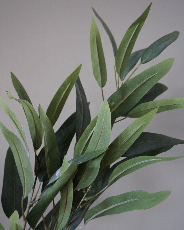 Brynxz Mangoblad Kunstplant | Grijs/Groen | L88 cm