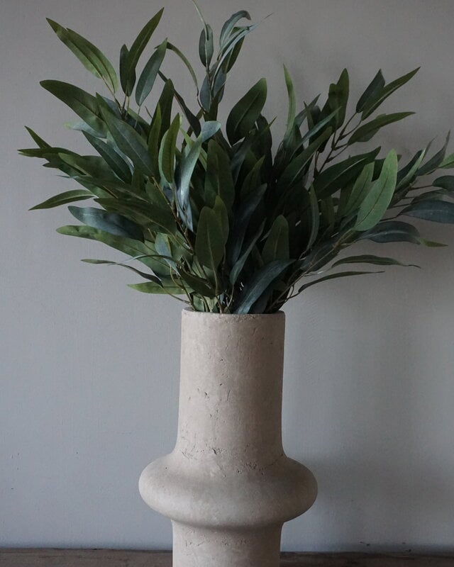 Brynxz Mangoblad Kunstplant | Grijs/Groen | L88 cm