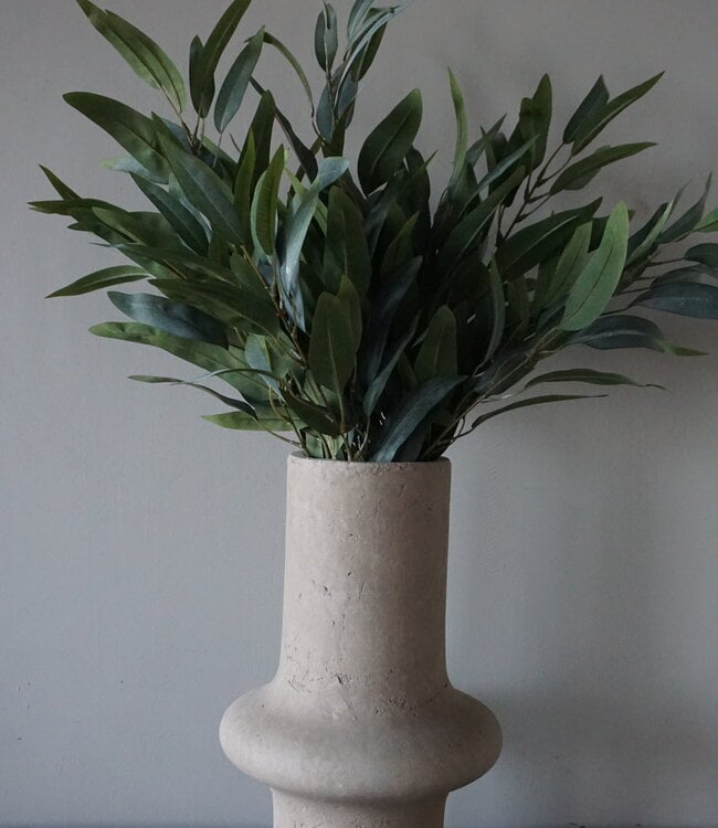 Brynxz Mangoblad Kunstplant | Grijs/Groen | L88 cm