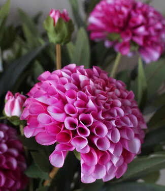 Brynxz Dahlia Kunstbloem | Paars | L74 cm