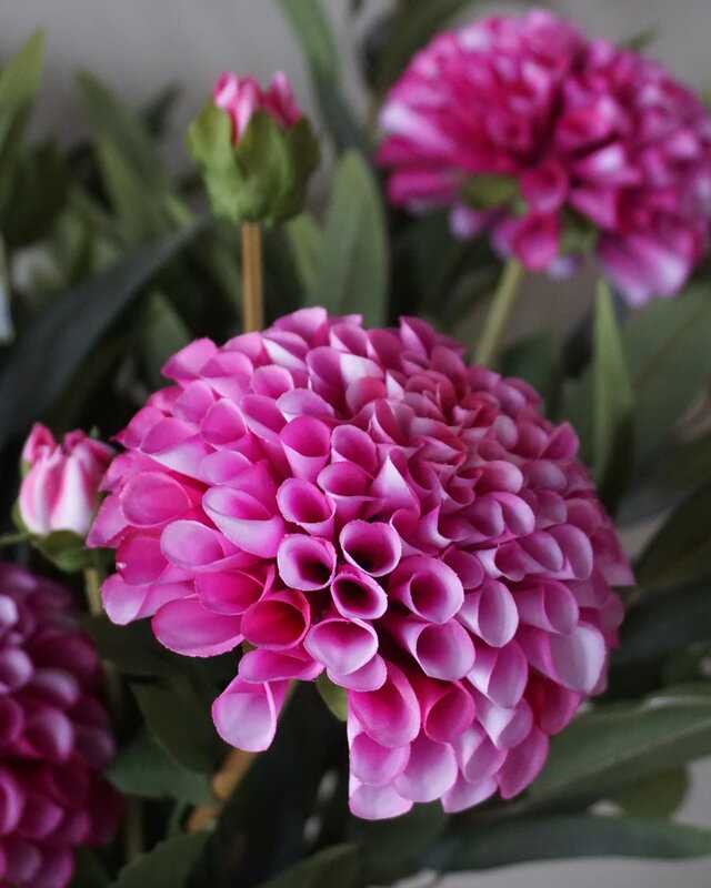 Brynxz Dahlia Kunstbloem | Paars | L74 cm