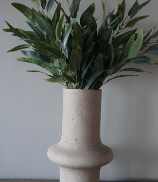 Brynxz Vaas Cylinder Edge | Majestic Taupe | H37xD23 cm