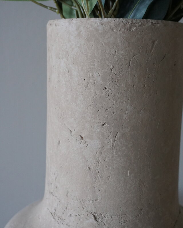 Brynxz Vaas Cylinder Edge | Majestic Taupe | H37xD23 cm
