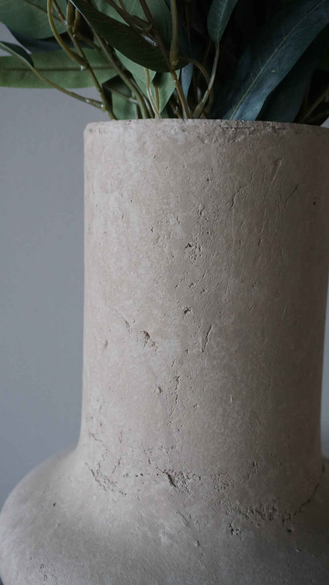 Brynxz Vaas Cylinder Edge | Majestic Taupe | H37xD23 cm