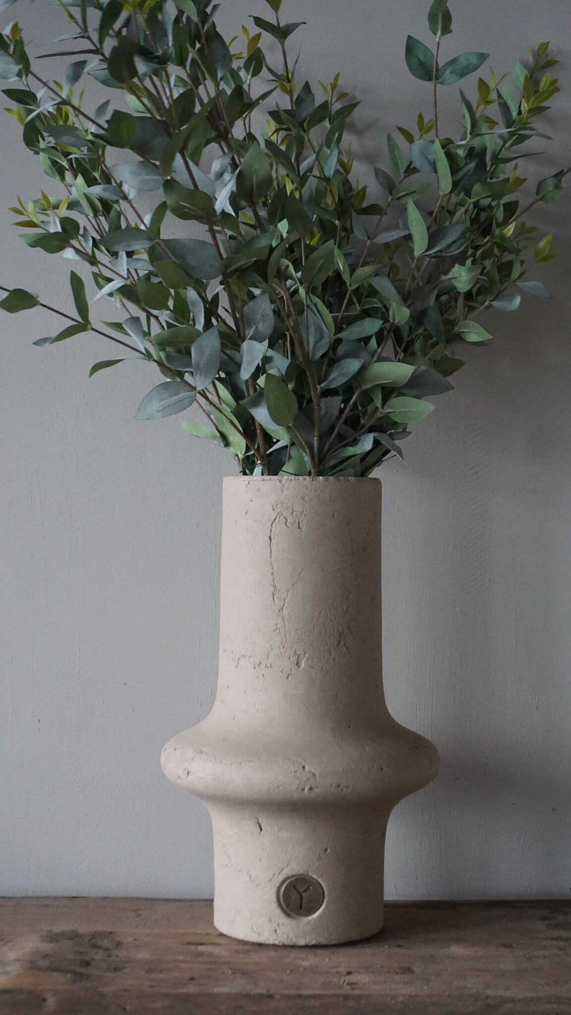 Brynxz Vaas Cylinder Edge | Majestic Taupe | H33xD21 cm