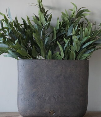 Brynxz Plantenbak Ovaal | Majestic Bruin | H40xB47xD14 cm